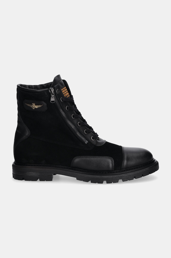 Semišové boty Aeronautica Militare SC252PL202 černá AW24
