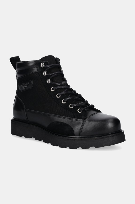 Aeronautica Militare buty skóra licowa czarny SC282PL253