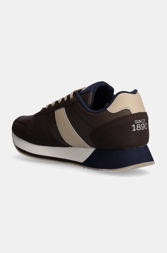 Boty Sneakers boty U.S. Polo Assn. BALBIL BALBIL002M.DYH1 hnědá