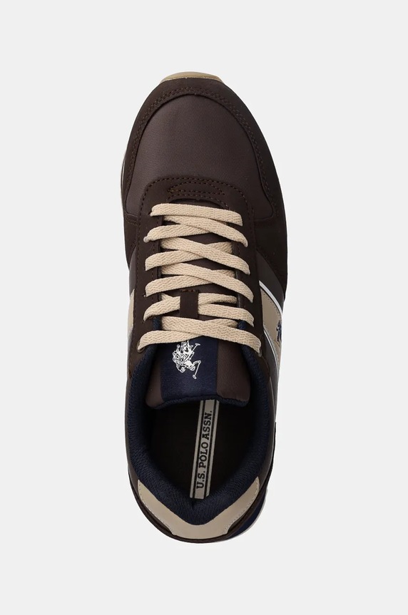 Sneakers boty U.S. Polo Assn. BALBIL hnědá BALBIL002M.DYH1