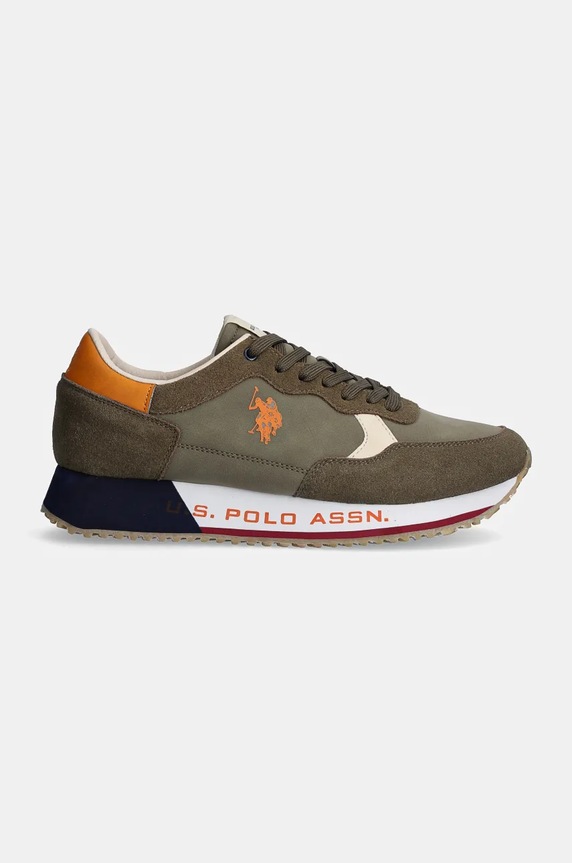 U.S. Polo Assn. sneakersy CLEEF CLEEF006M.DUS1 zielony AW24
