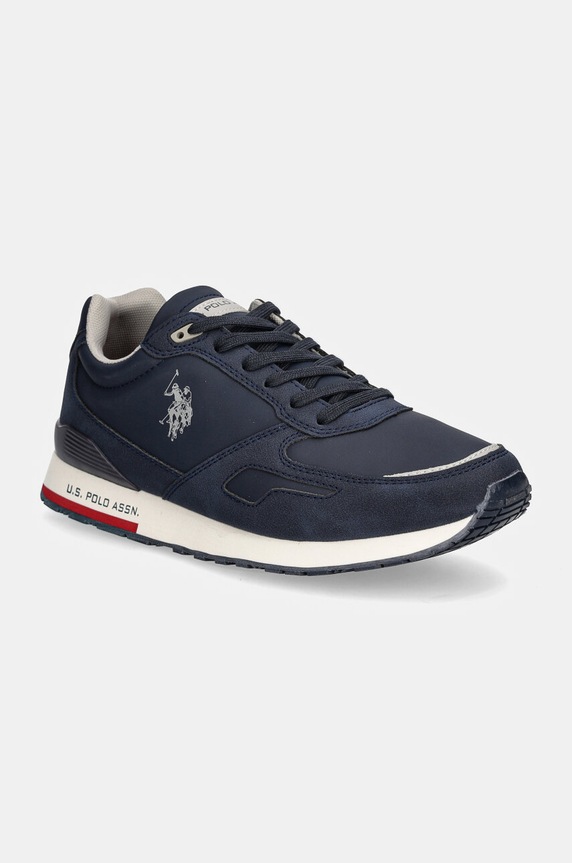 Sneakers U.S. Polo Assn. TABRY απομίμηση λείου δέρματος σκούρο μπλε TABRY008M.DHY1