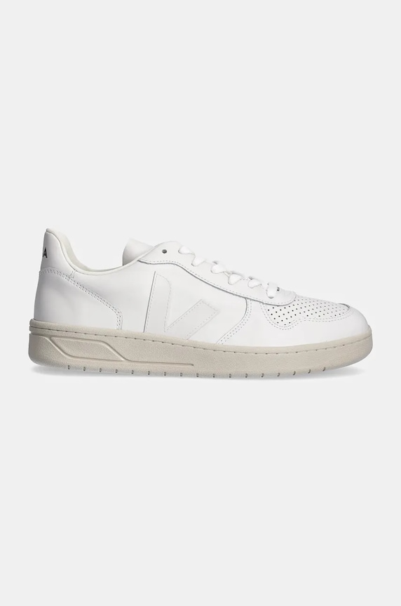 Παπούτσια Δερμάτινα sneakers Veja V-10 Leather Extra-White VX0201270B λευκό