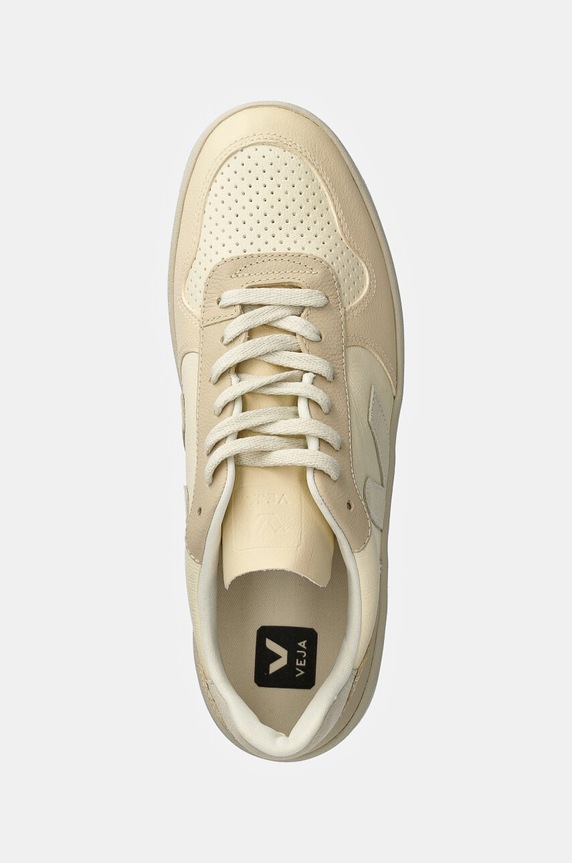 Veja sneakersy skórzane V-10 beżowy VX0503673B
