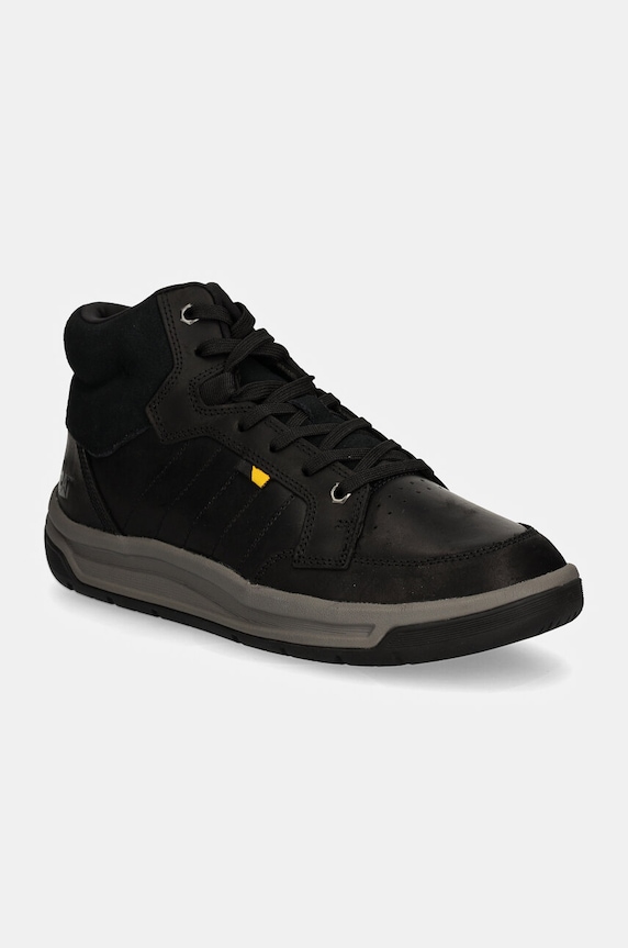 CAT Footwear sneakers in pelle APA CUSH MID pelle fiore nero P725848