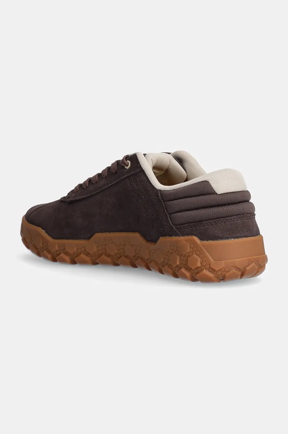 Obuwie CAT Footwear sneakersy skórzane HEX + P111628 brązowy
