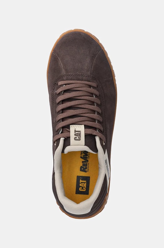 CAT Footwear sneakersy skórzane HEX + brązowy P111628