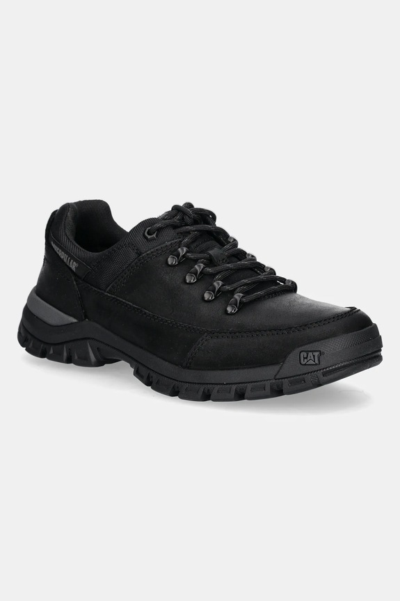 CAT Footwear sneakers din piele THRESHOLD HIKER LOW mic de statură negru P726049