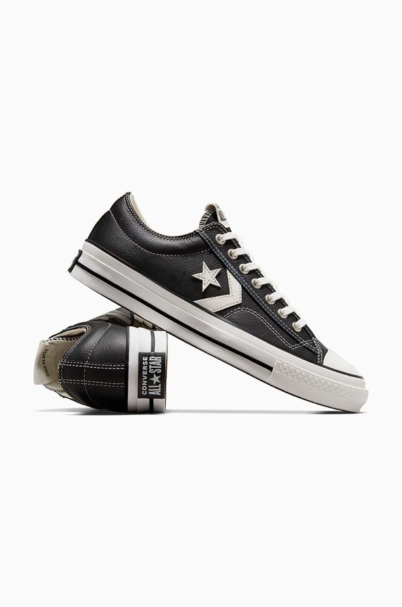 Converse bőr tornacipő Star Player 76 A06204C fekete