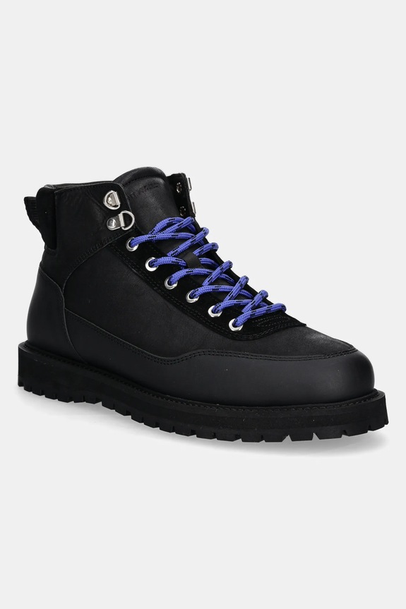 GARMENT PROJECT buty nubukowe Olaf Lace-Up Boot nieocieplane czarny GPF2607.999