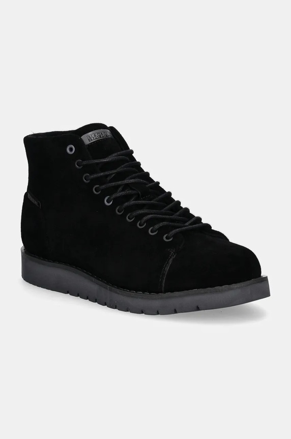 Napapijri buty zamszowe CONIFER skóra zamszowa czarny NP0A4IKR.041