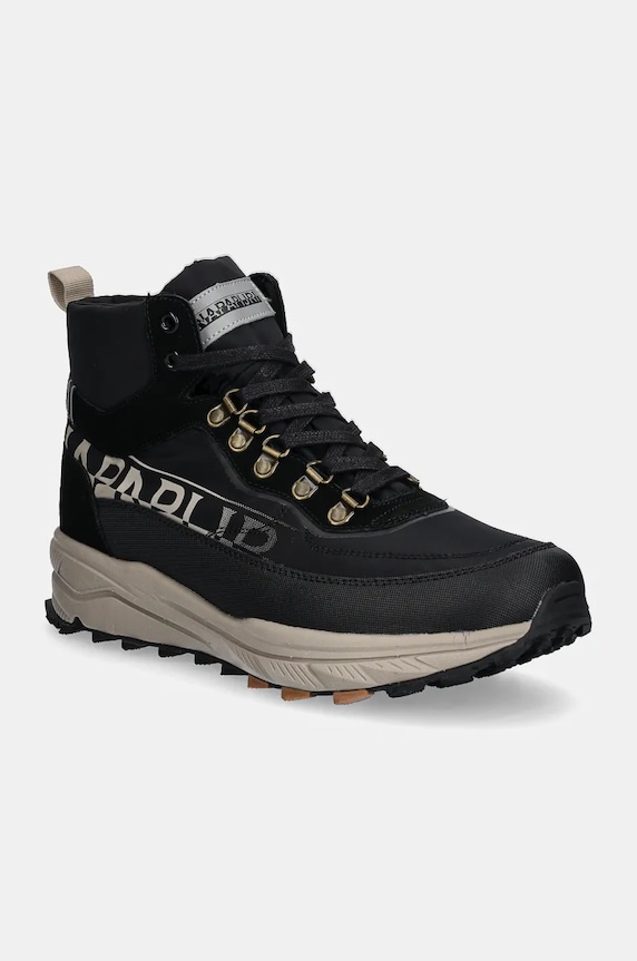 Napapijri buty VORTEC skóra zamszowa czarny NP0A4IKS.041