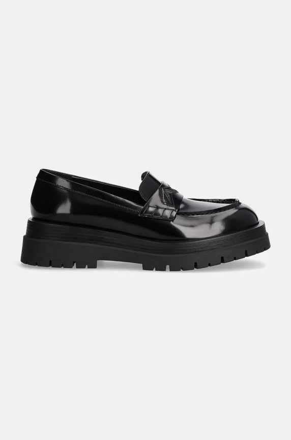 Missoni mokasyny skórzane Jo MM64.001 czarny AW24