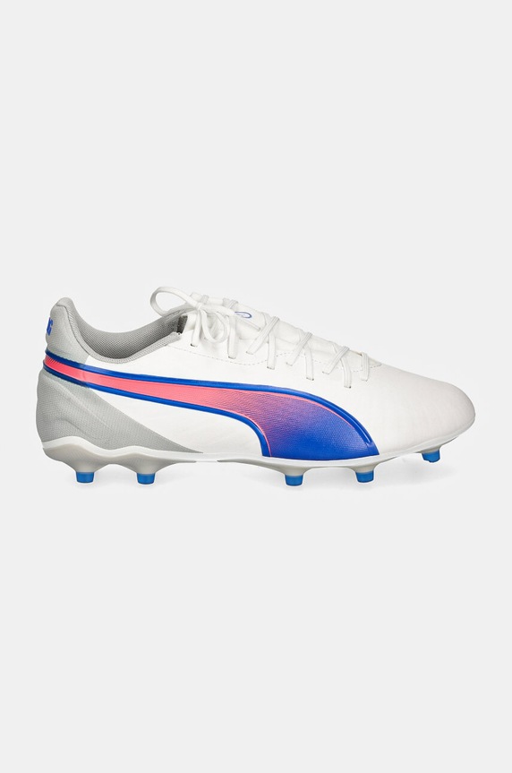 Nogometni čevlji Puma korki King Match 107863 bela AW24