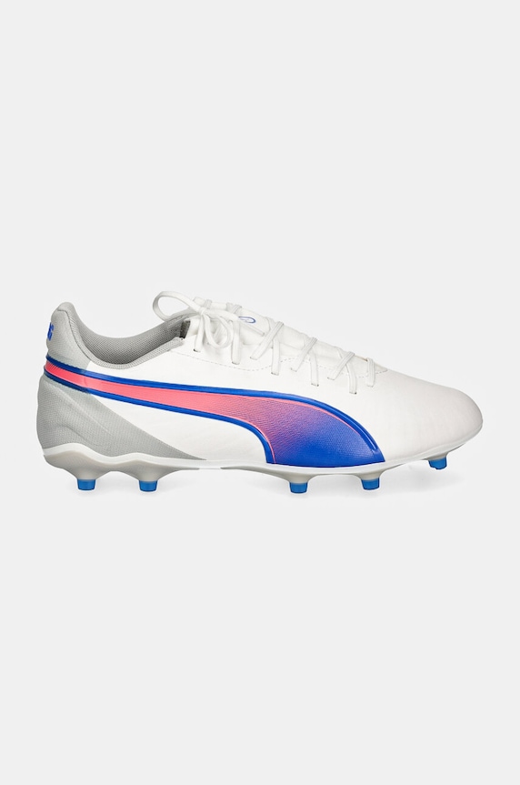 Nogometni čevlji Puma korki King Match 107863 bela AW24