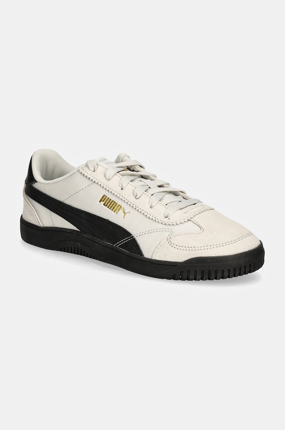 Sneakers boty Puma Club 5v5 Lux semišová kůže šedá 397450