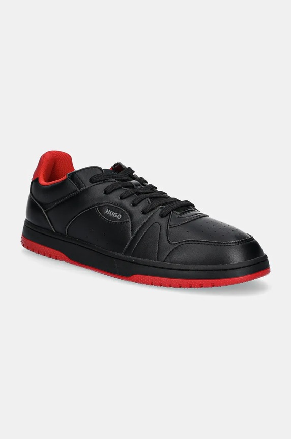 HUGO sneakersy Hadrian imitacja skóry licowej czarny 50529896.006