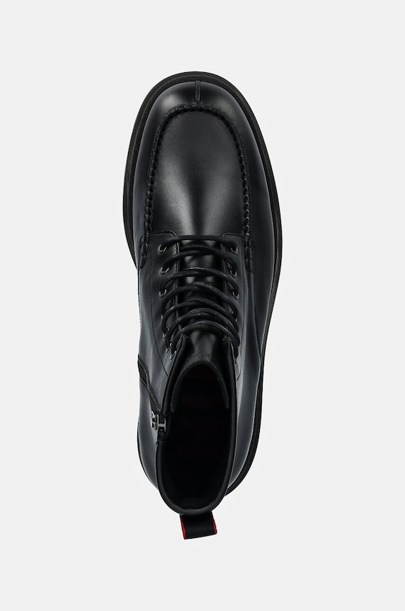 HUGO buty skórzane Chaol czarny 50529015.001