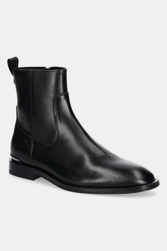 Karl Lagerfeld buty skórzane ELLIS skóra licowa czarny KL13254.000