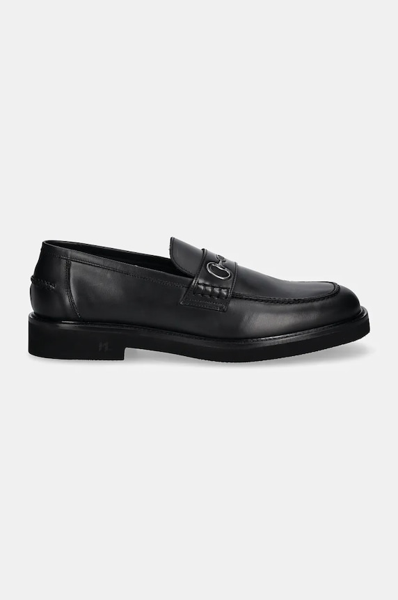 Karl Lagerfeld mokasyny skórzane NEIL KL16114.000 czarny AW24