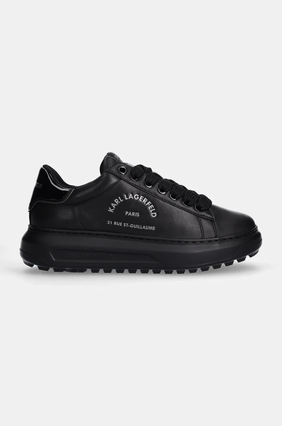 Kožené tenisky Karl Lagerfeld KAPRI LUG KL57538.00X čierna AW24