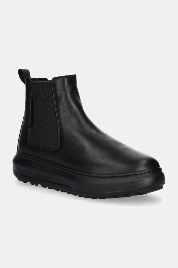 Karl Lagerfeld ghete chelsea de piele KAPRI LUG KL57540.00X negru AW24