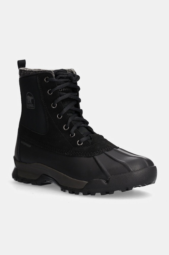 Sorel buty BUXTON LITE BOOT WP 200g skóra zamszowa czarny 2078361010