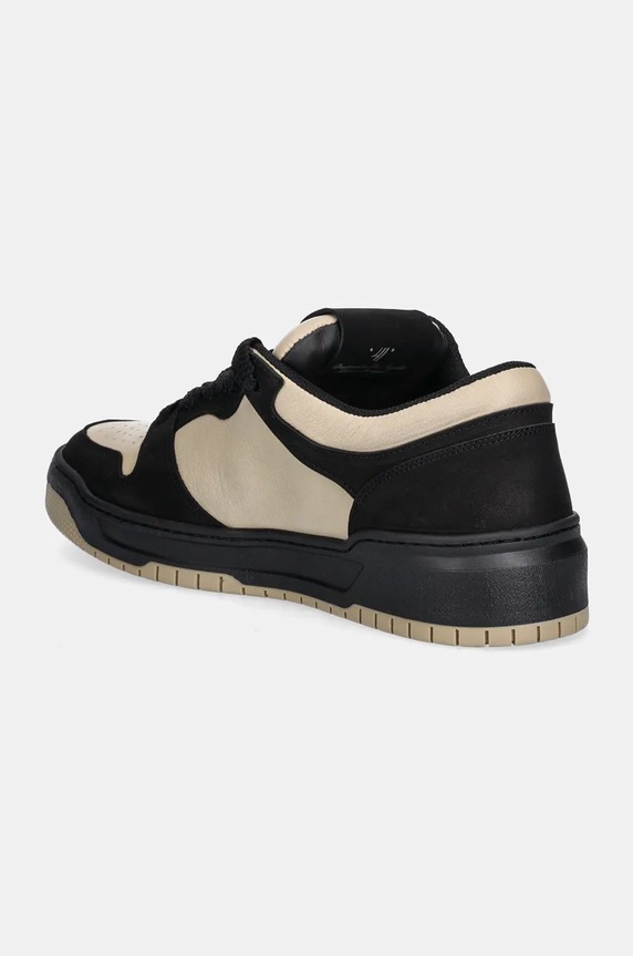 Obuwie Naked Wolfe sneakersy skórzane CM-00 CM00.Black czarny