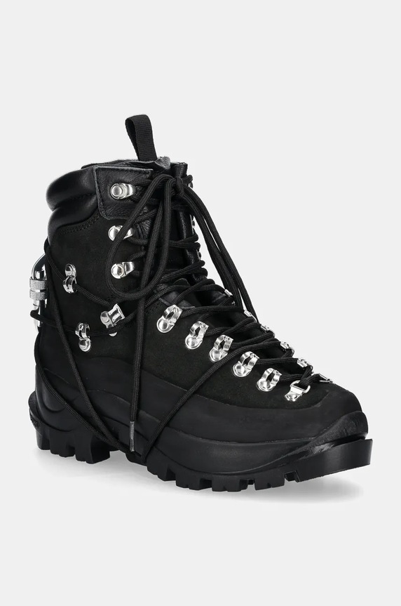 Heliot Emil leather hiking boots synthetic black HE.17.024.BLK01