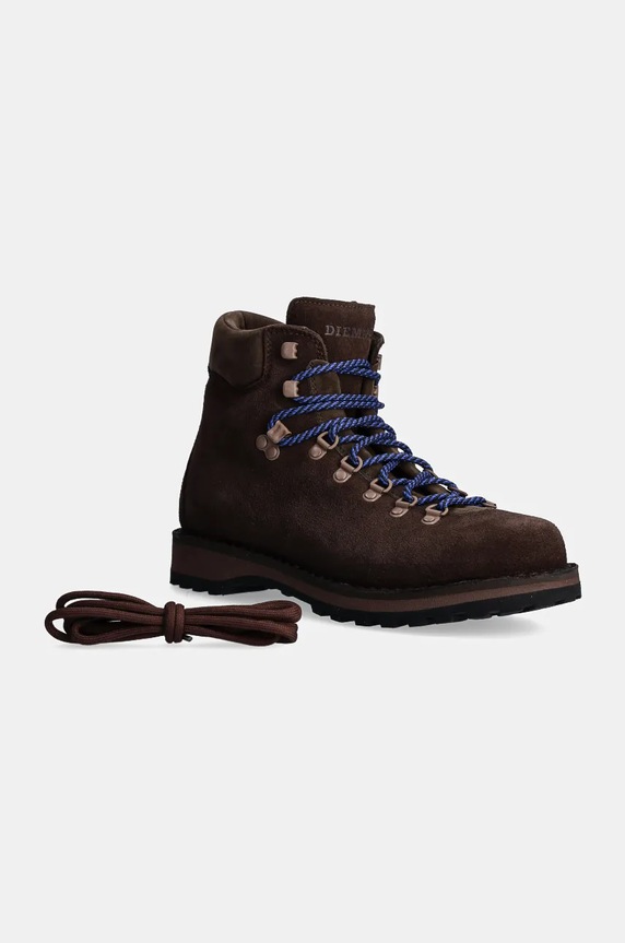 Diemme pantofi de piele întoarsă Roccia Vet DI24FWRVM.I01S008DKB maro