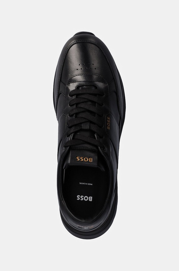 BOSS sneakersy skórzane Jace czarny 50529502.005