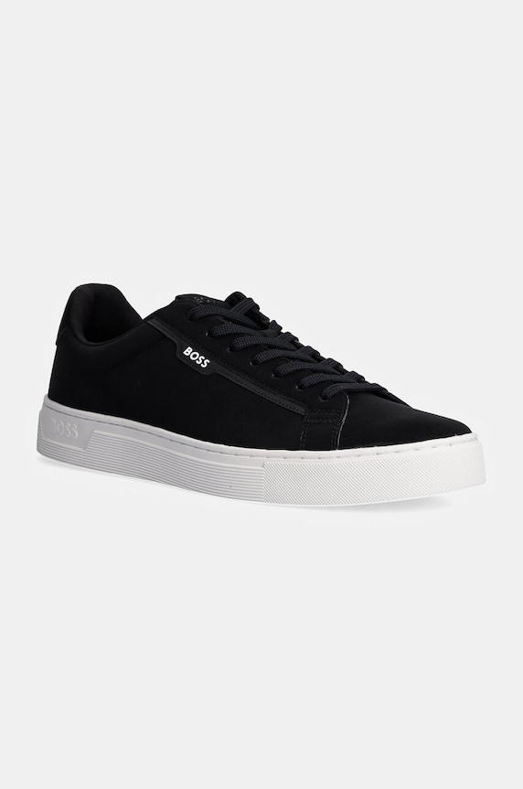 BOSS sneakers Rhys imitatie de piele intoarsa negru 50529532.001
