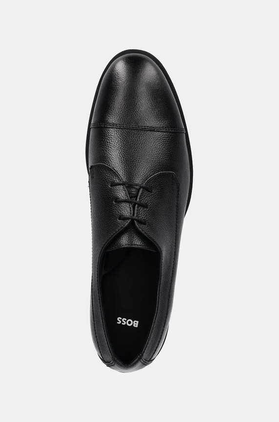 Kožené polobotky BOSS Colby černá 50529089.001