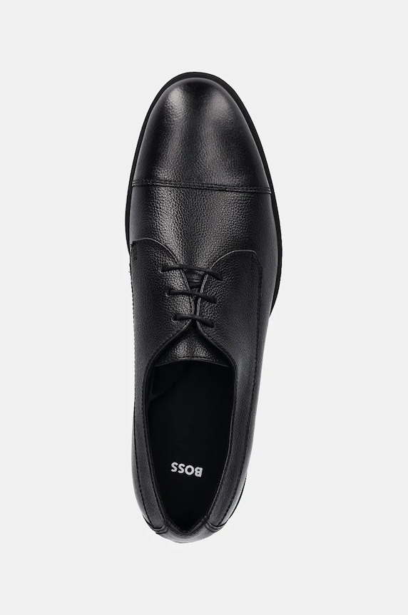Kožené polobotky BOSS Colby černá 50529089.001
