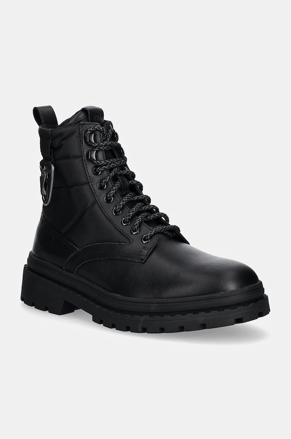 BOSS buty Nebular skóra licowa czarny 50529188.001