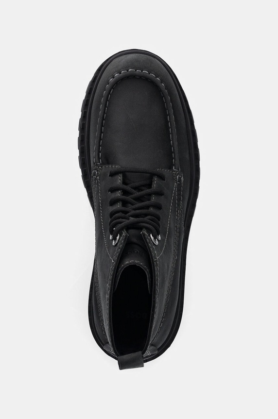 Δερμάτινες μπότες πεζοπορίας BOSS Nebular μαύρο 50529219.001