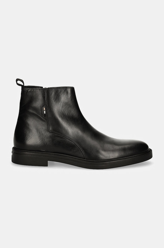 BOSS buty skórzane Calev 50529254.001 czarny NC24