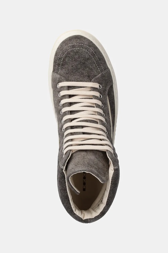 Tenisky Rick Owens Vintage High Sneaks sivá DU02D2810.MOLVS