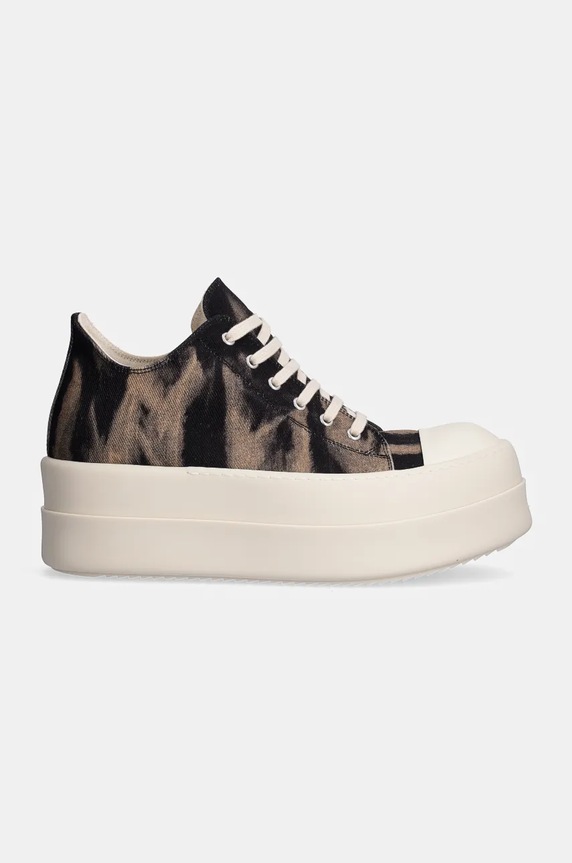 Rick Owens plimsolls Double Bumper Low Sneaks DU02D2832.DBSUN black AW24