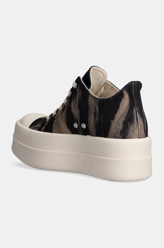 Shoes Rick Owens plimsolls Double Bumper Low Sneaks DU02D2832.DBSUN black