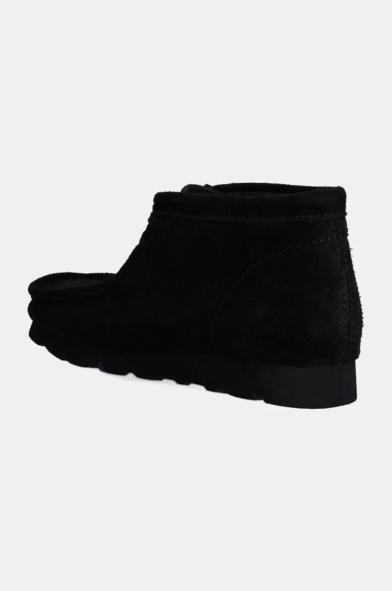 Obuwie Clarks Originals półbuty zamszowe Wallabee Gore-Tex 26179256 czarny