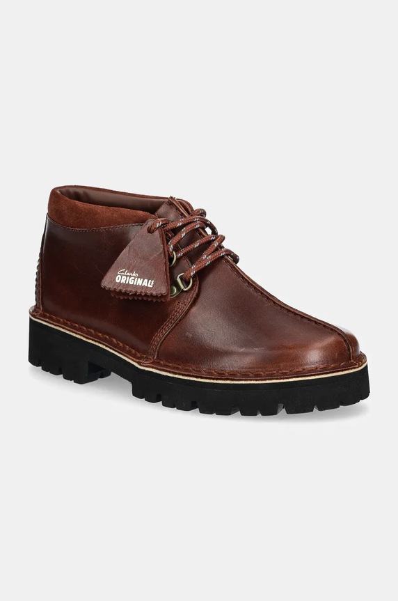 Clarks Originals leather shoes Trek Hike casual brown 26178195