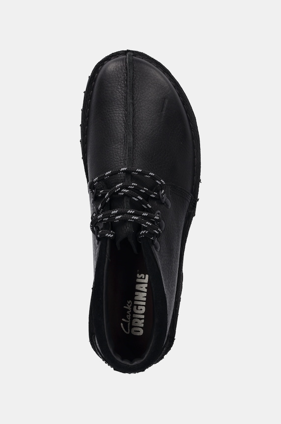 Kožne cipele Clarks Originals Trek Hike crna 26179321