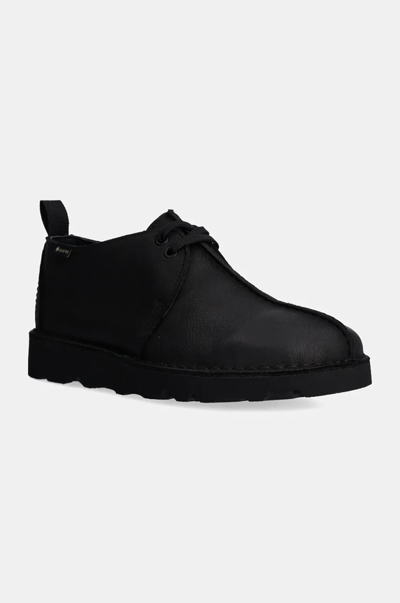 Clarks Originals scarpe in pelle Desert Trek Gore-Tex casual nero 26177725