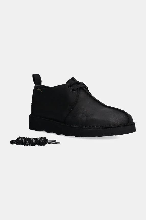 Clarks Originals scarpe in pelle Desert Trek Gore-Tex 26177725 nero