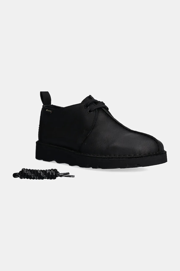 Clarks Originals scarpe in pelle Desert Trek Gore-Tex 26177725 nero