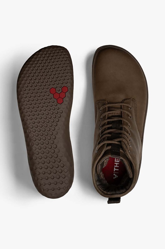 Кожаные ботинки Vivobarefoot SCOTT IV 301133 коричневый