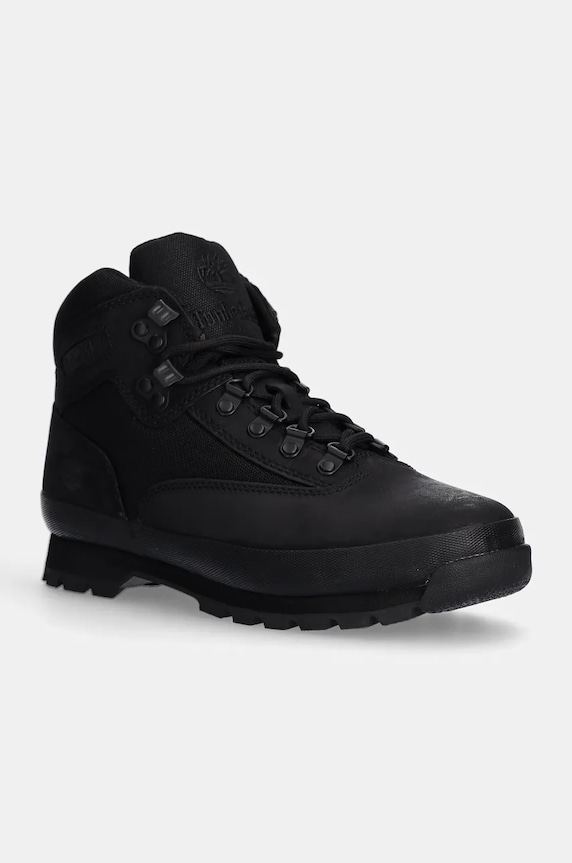 Boty Timberland Euro Hiker semišová kůže černá TB0A28A2W051