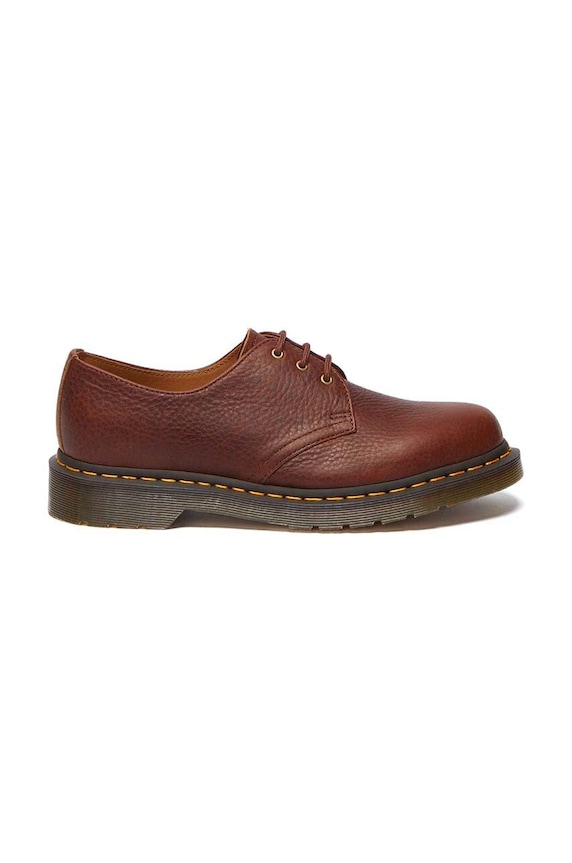 Kožne cipele Dr. Martens 1461 Ambassador zrnata koža smeđa DM31992253