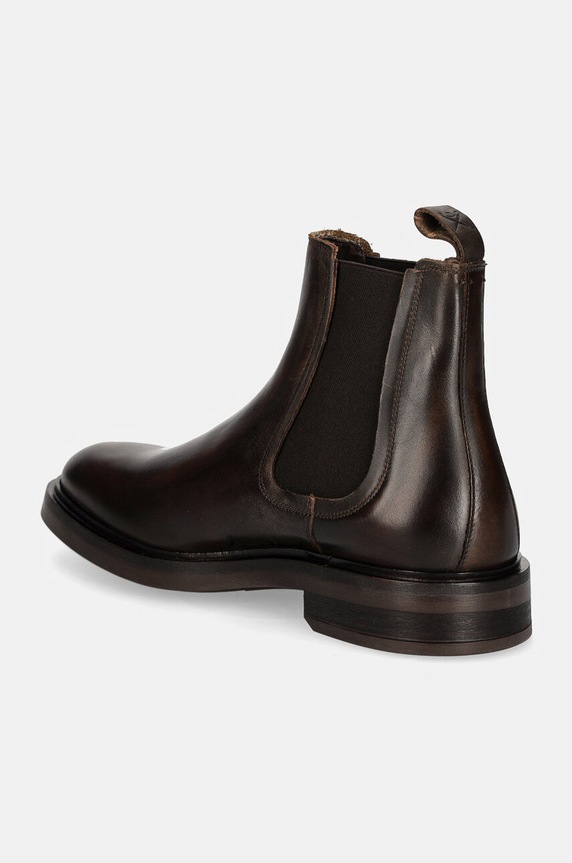 Obuwie Hackett London sztyblety skórzane EGMONT CHELSEA HMS21410 brązowy